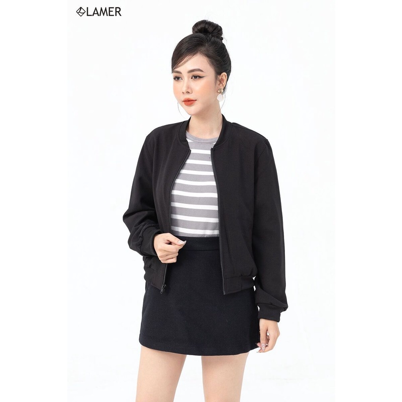 Áo bomber nữ khóa kéo LAMER L65W20T029 (nhiều màu) | BigBuy360 - bigbuy360.vn