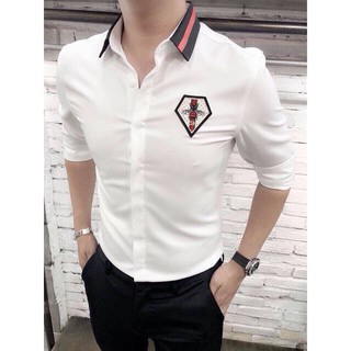 áO Sơ Mi Nam CHẤT LỤA DÀI TAY PHONG CÁCH