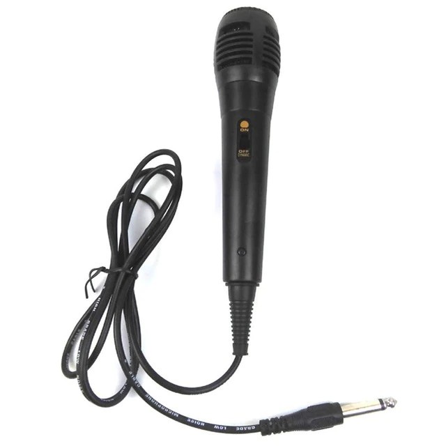 MIC hát karaoke có dây, micro jack lớn 6mm dùng cho loa kéo, loa thùng, amply hát nhạc - KLH shop