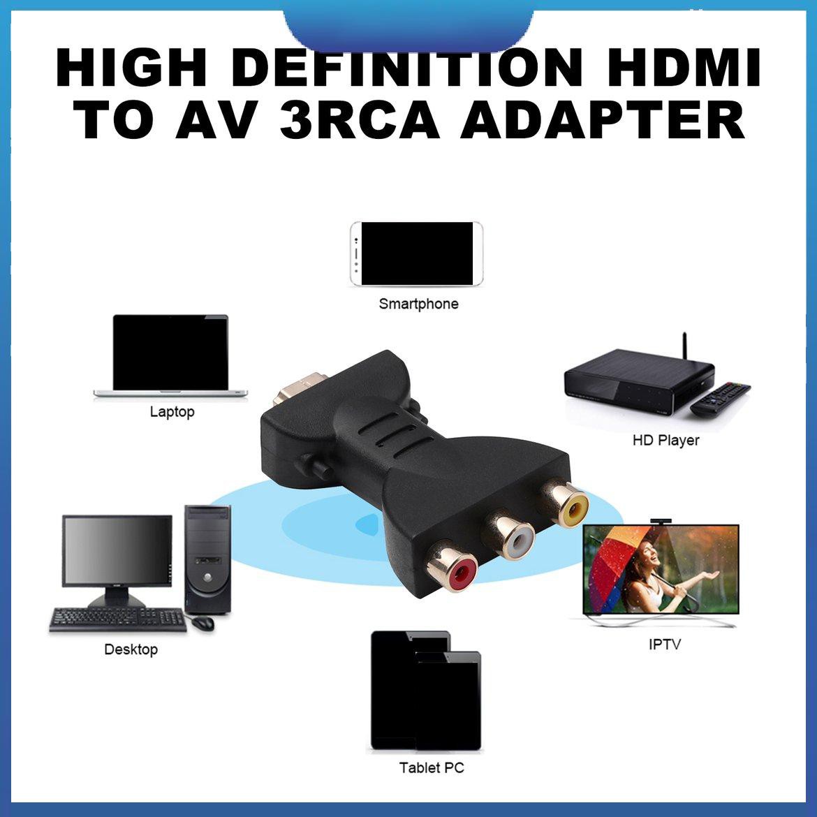 Bộ chuyển đổi tín hiệu av digital sang 3 rca cao cấp chuyên dùng cho pc