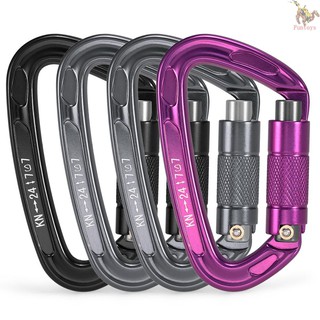 Móc khóa chữ D carabiner chất lượng cao cho các hoạt động ngoài trời