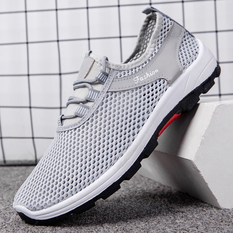 Giày Thể Thao Lưới Thoáng Khí Phong Cách Hàn Quốc Dễ Phối Đồ Thời Trang Xuân Hè Mới Cho Nam