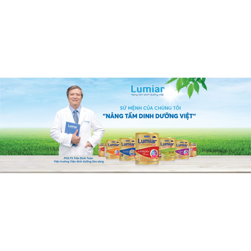 Sữa bột LUMIAR IQ PRO 0+, 1+, 2+ 900g - Dinh dưỡng chuyên biệt giúp trí não thông minh, phát triển toàn diện
