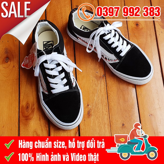 [MIỄN PHÍ SHIP] Giày Thể Thao Old Skool Cá Mập (Răng Cưa) Nam Nữ