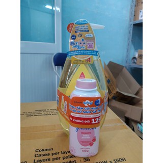 Sữa tắm gội toàn thân Johnson's baby top to toe 500ml Tặng kèm