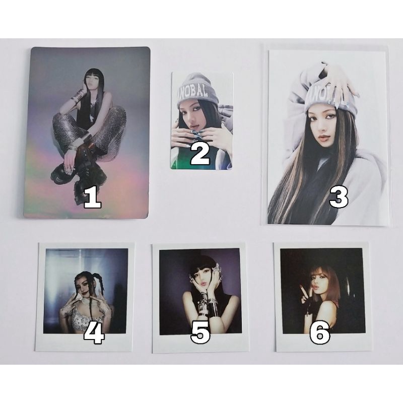PHOTOCARD, POB, Polaroid Lalisa album Lisa Blackpink