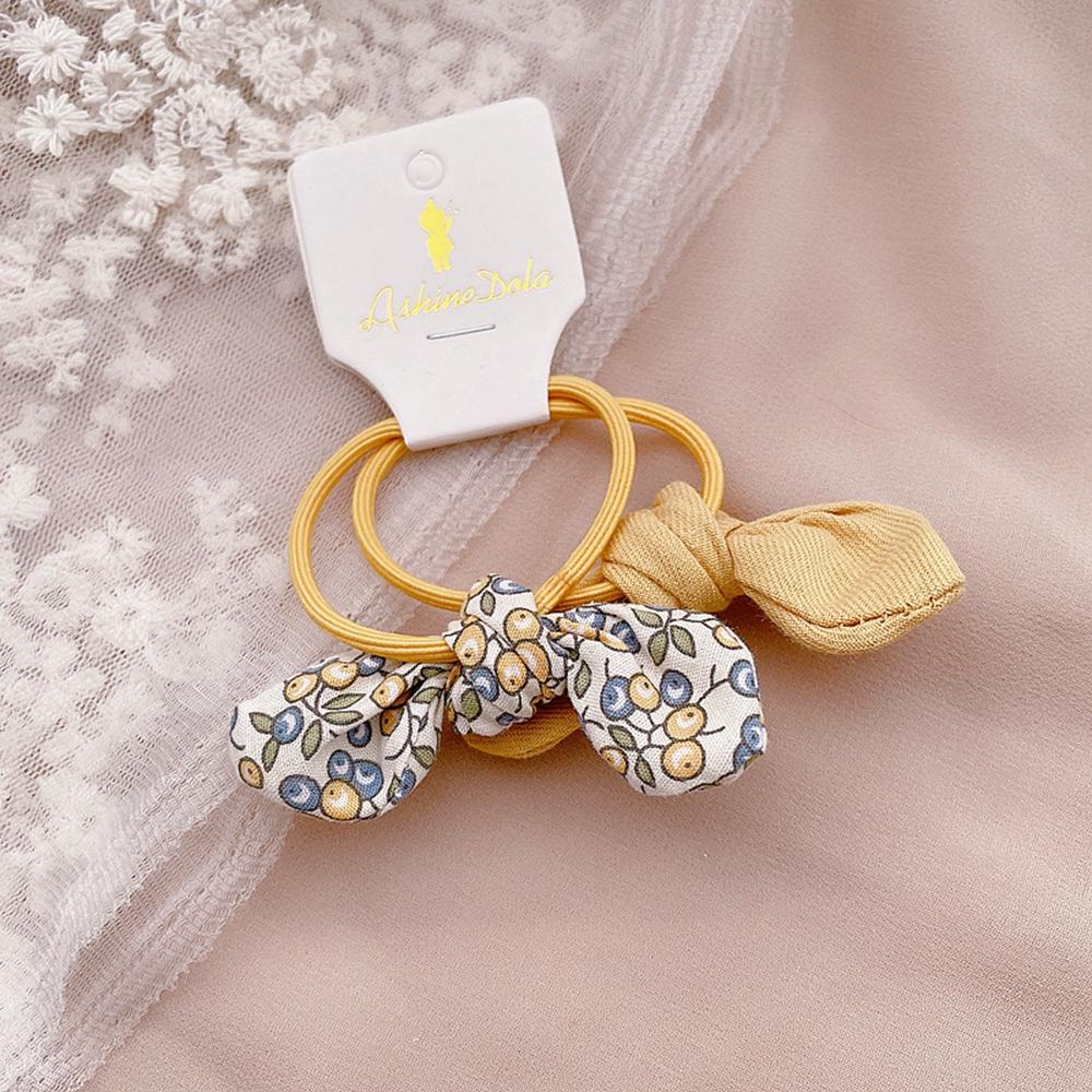 Bộ 2 Dây Cột Tóc In Họa Tiết Cherry Ngọt Ngào