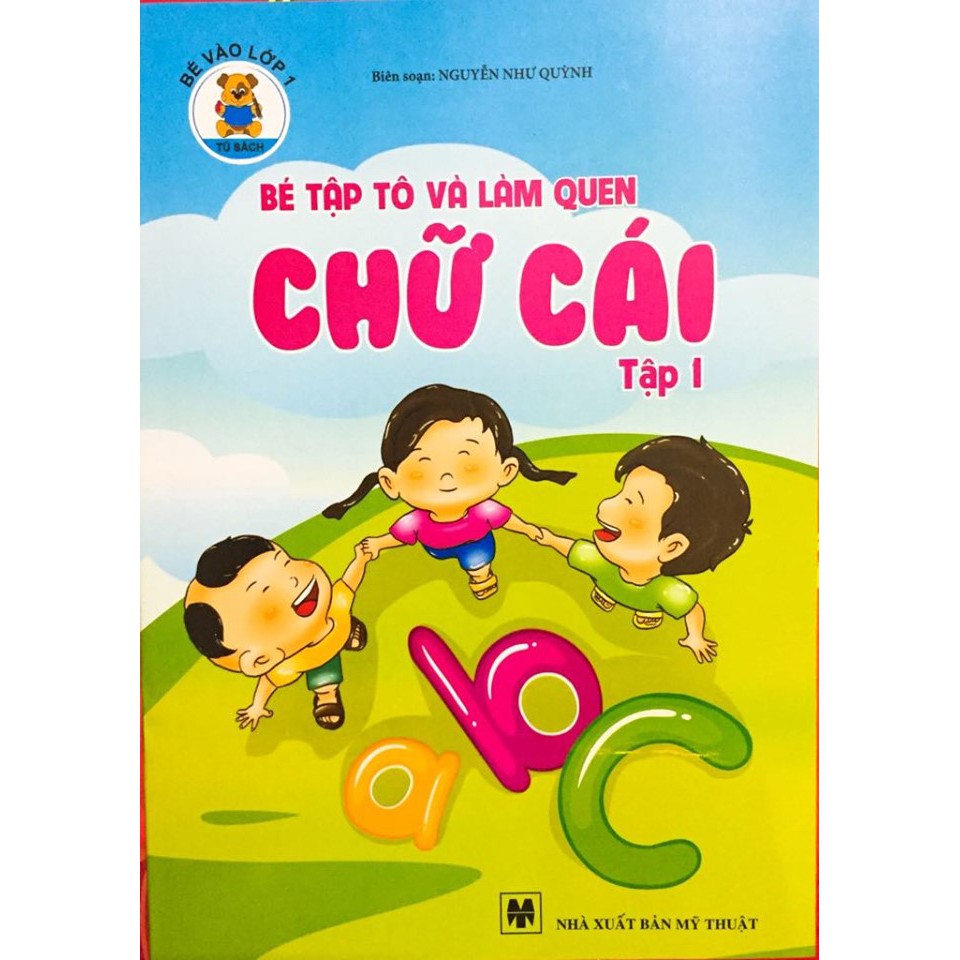 Sách - Bé tập tô và làm quen chữ cái tập 1 và 2