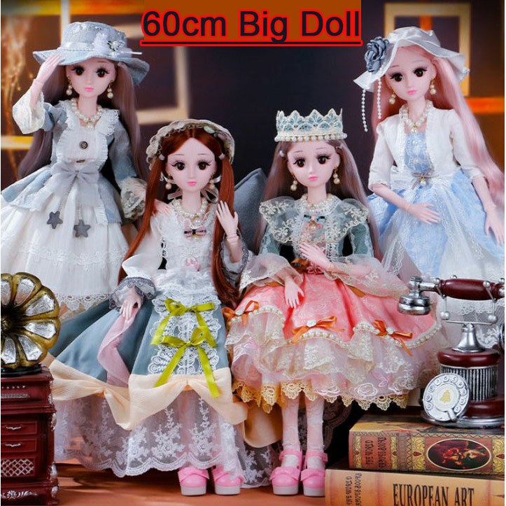 Búp bê Barbie sang trọng quý phái 60 cm / quà sinh nhật người lớn chất lượng cao cho trẻ em / váy quý tộc vinh quang hoàng gia, trang trí không khí ngày lễ