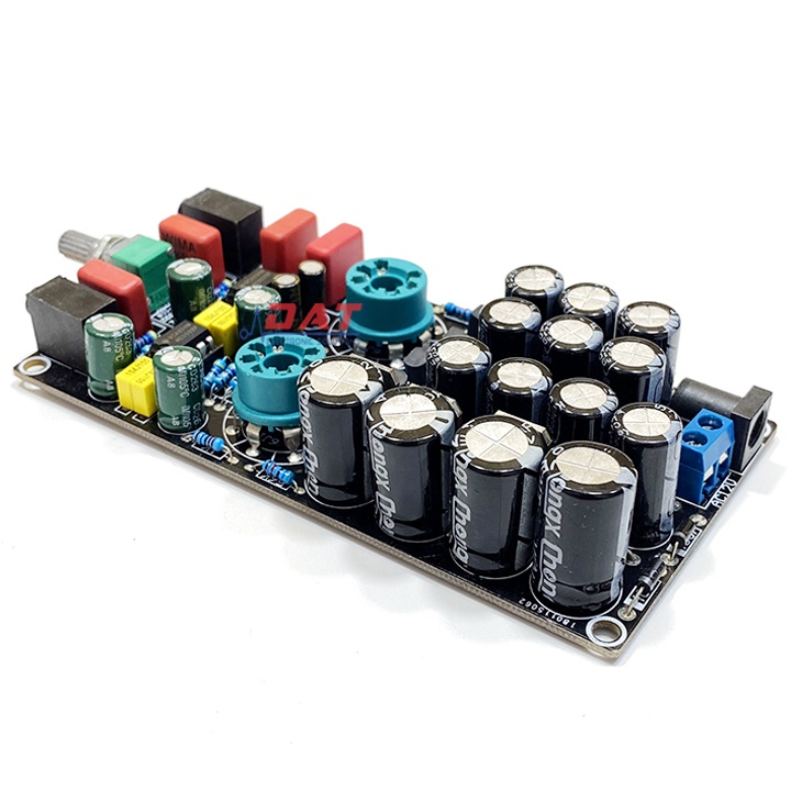 Mạch Preamp 2 bóng 6J1 - Kèm Nguồn