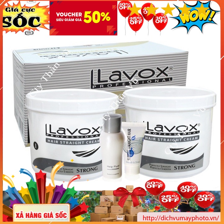 Kem Duỗi Tóc, Kem Ép Tóc LAVOX 500ML VÀ 1000ML Giúp Tóc Mượt Mà Chắc Khỏe Duỗi Thẳng Không Sơ Rối