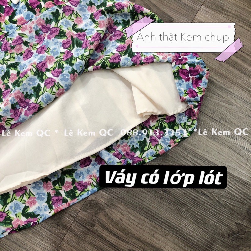 Váy hoa cổ nơ mẫu mới 😍 | BigBuy360 - bigbuy360.vn