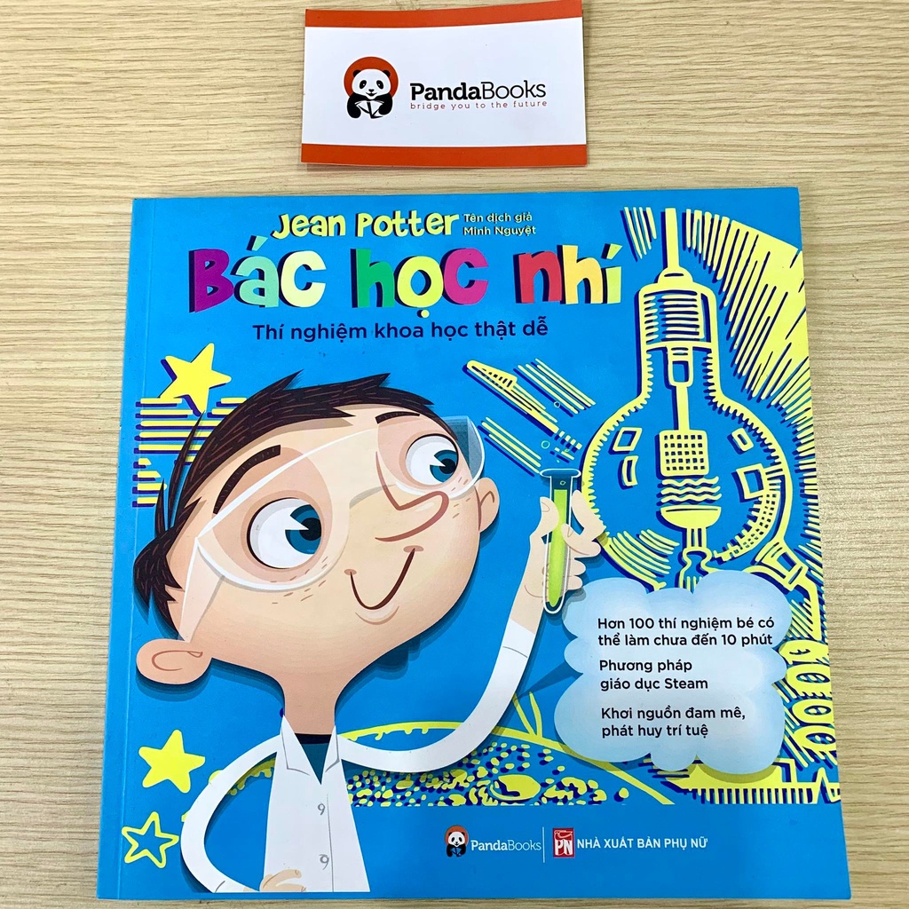 Sách Panda Bác Học Nhí - Thí nghiệm khoa học thật dễ
