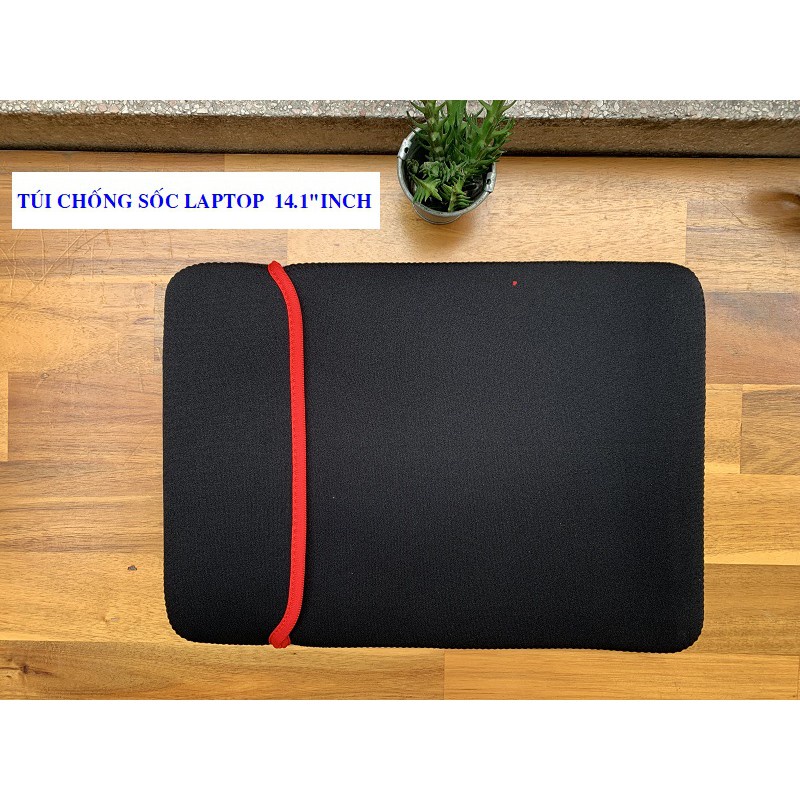 Túi chống sốc laptop - đựng max 14.1inch - Chất liệu nỉ cao cấp - Hàng nhập khẩu