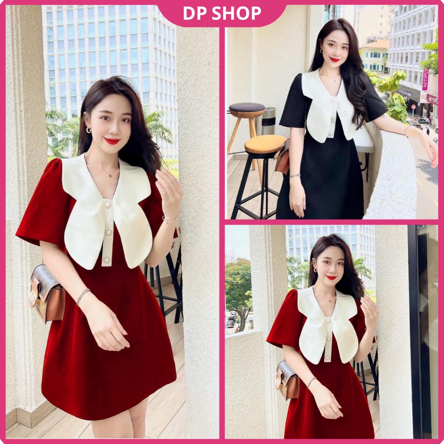 Váy Đầm Nữ Dạo Phố BIGSIZE Dáng Chữ A Xinh Xắn Dịu Dàng (50-90Kg) DP0074 - DP Shop