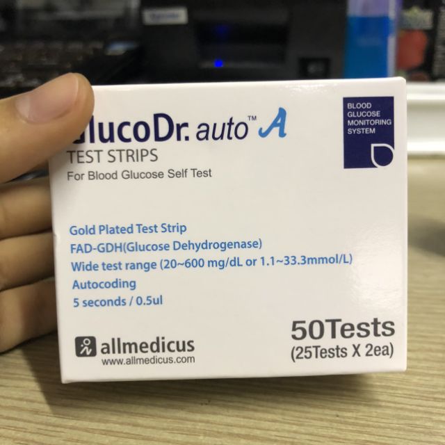 Que thử đường huyết Gluco Dr Auto