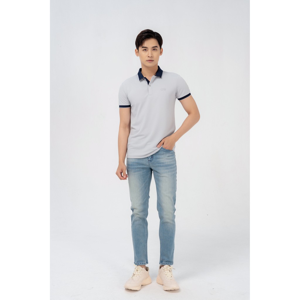  Áo polo nam cafe phối nẹp YODY trẻ trung chống tia UV hữu hiệu - APM3635 | BigBuy360 - bigbuy360.vn