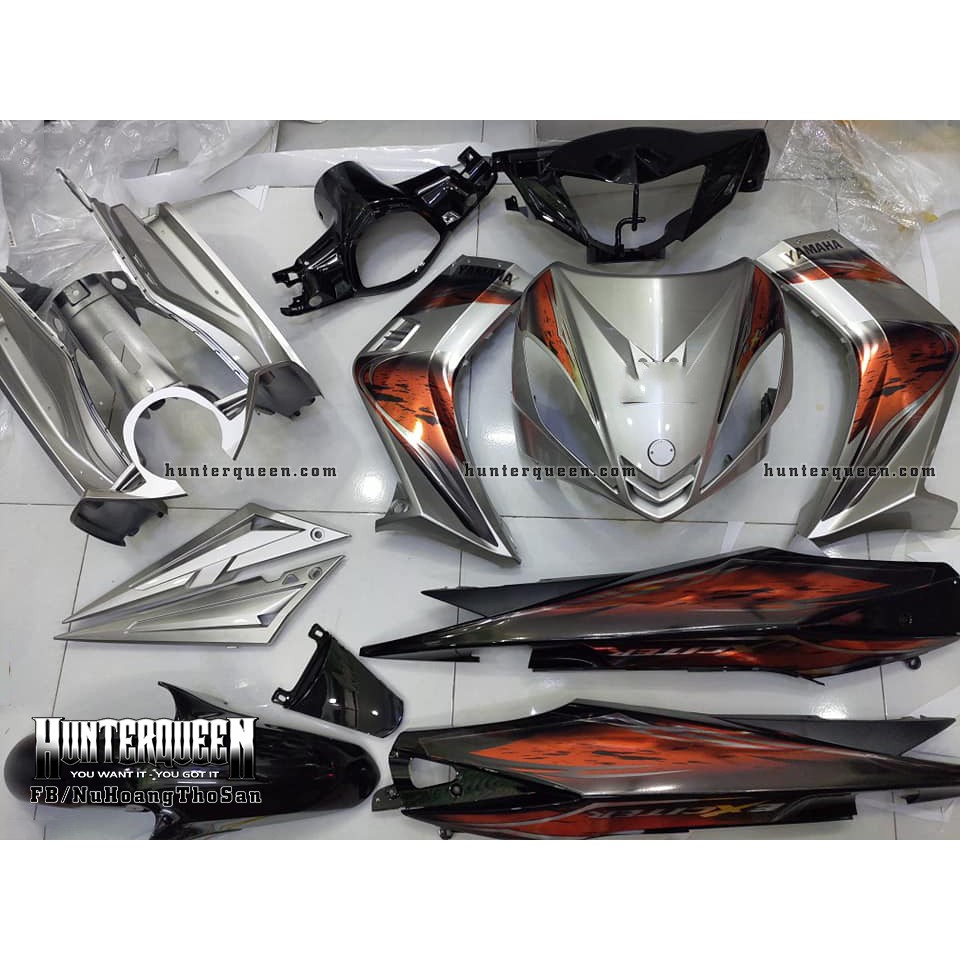 Tem xe Exciter 2009 đẹp - Tem 2006 cam đen - Kéo qua để xem thêm mẫu tem - Tùy chỉnh theo yêu cầu