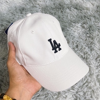 Mũ lưỡi trai L.A - N.Y basic ( White - xuất dư)