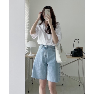 A633 Áo somi basic form rộng Audrey