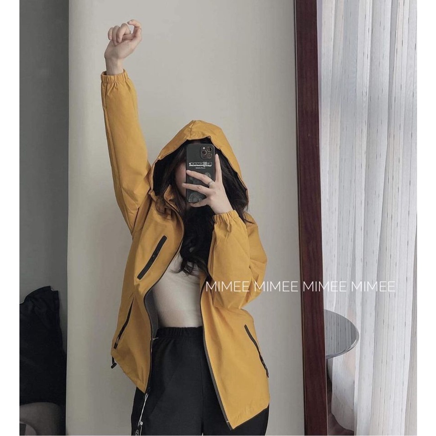 Áo khoác gió nam nữ unisex chống nước cao cấp 2 lớp dày dặn, có mũ thào rời, áo gió nam nữ mẫu mới siêu hot 2022