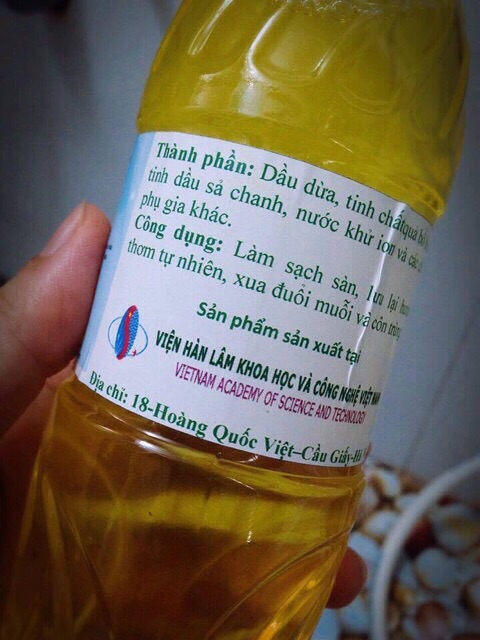 [Nhập HC1712 giảm 10%]1 lít nước lau sàn bibo clean của viện hàn lâm KHCN