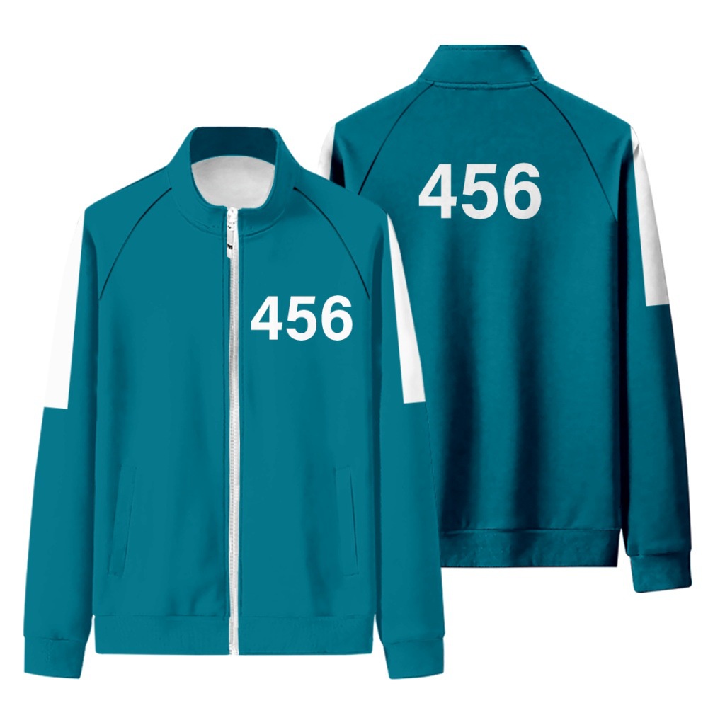 Trang phục thể thao hóa trang nam nhân vật Gi-hun số 456 phim Squid Game Hàn Quốc size S-4XL