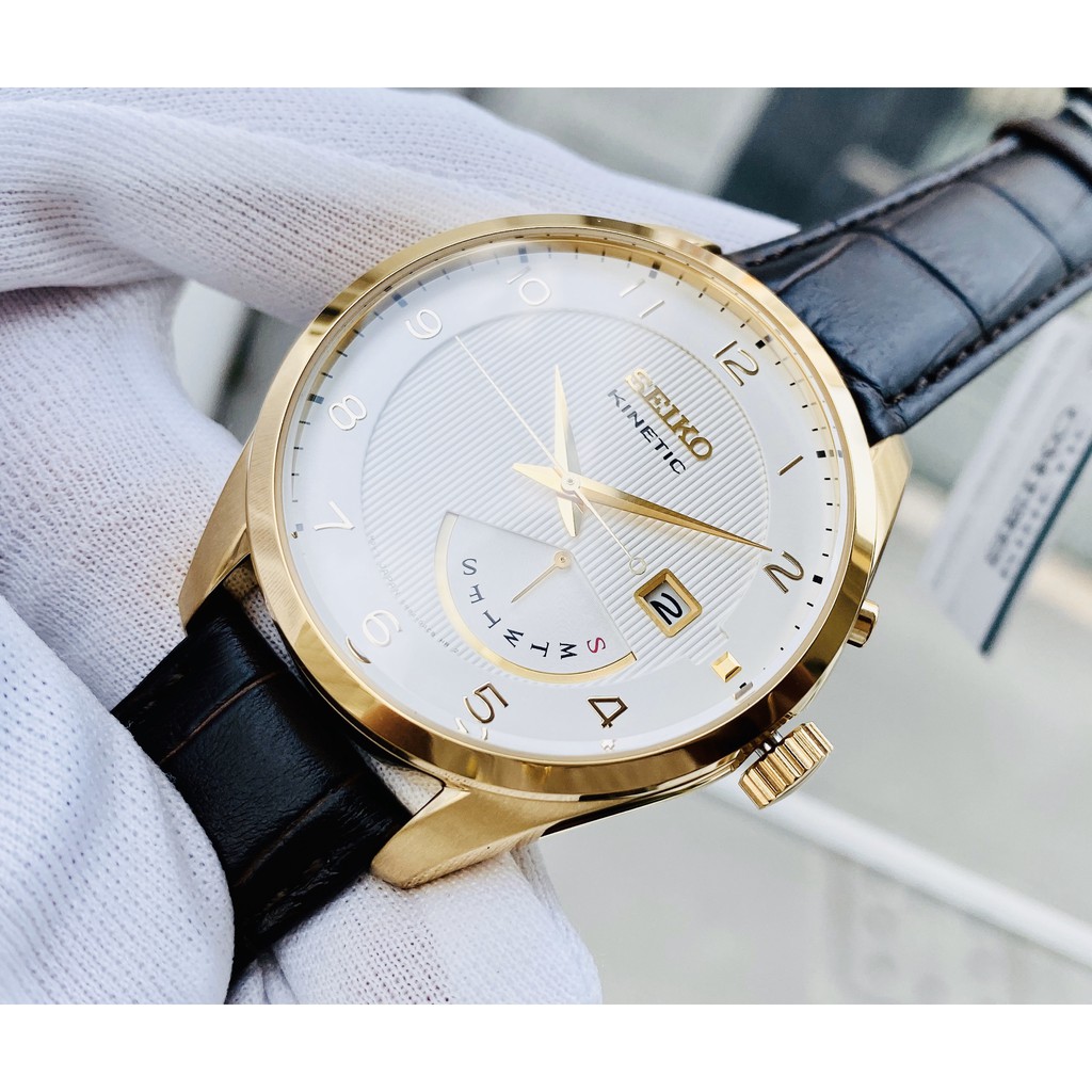 Đồng hồ nam Seiko Kinetic Gold  #SRN052P1