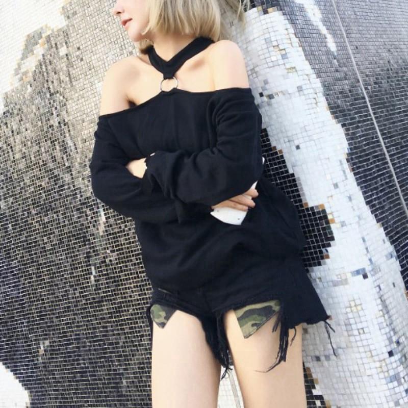 Áo Kiểu Chất Chiffon Thiết Kế Trễ Vai Thanh Lịch