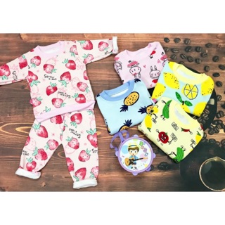 Combo 5 bộ nỉ lông loại 1 cho bé gái