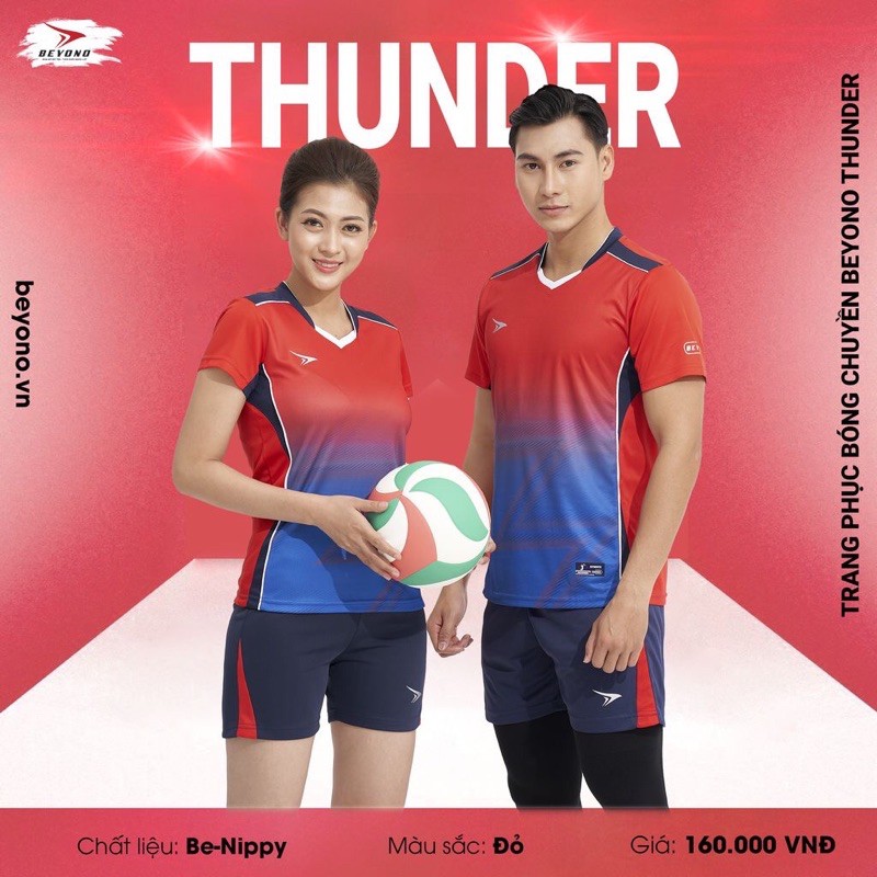 Bộ Đồng Phục Bóng Chuyền Beyono Thunder Nữ