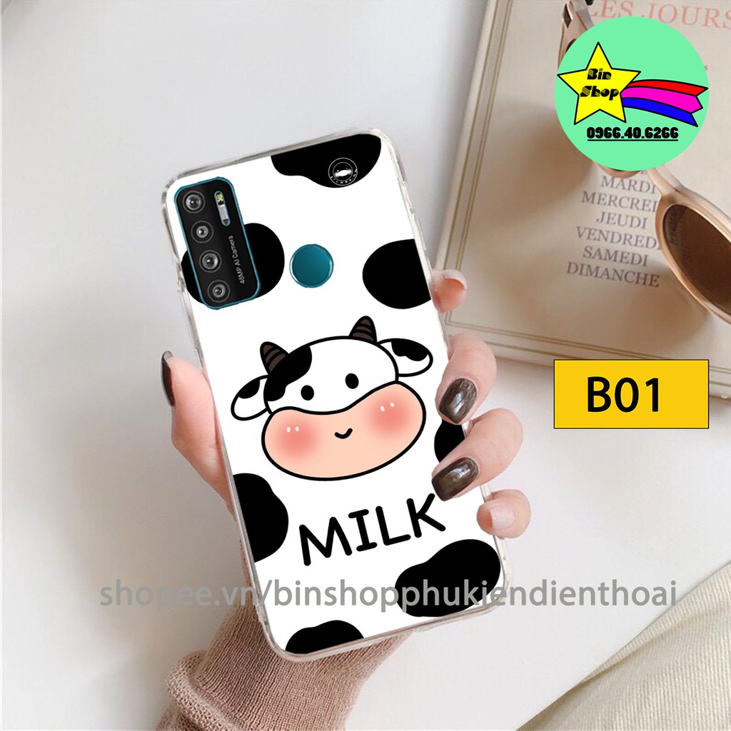 Ôp lưng Vsmart Joy 4 - Live 4 - Star 4 - Star 5 - Ốp lưng điện thoại Vsmart cao cấp, in hình những chú bò sữa đáng yêu