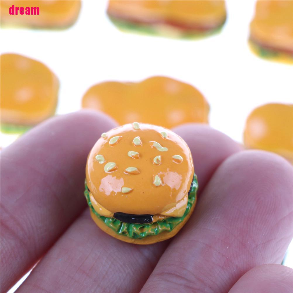 Bộ 2 Mô Hình Bánh Hamburger Cỡ Nhỏ Dùng Trang Trí