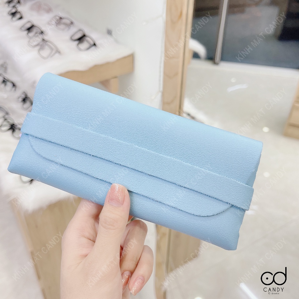 Ví da gài đa năng đựng kính mát, kính cận - Kính Mắt Candy