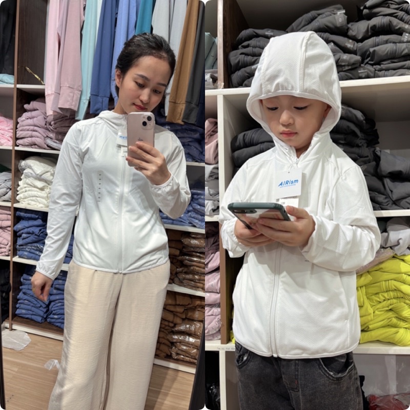 Áo chống nắng kid uniqlo nhâth auth mẫu mới 2022