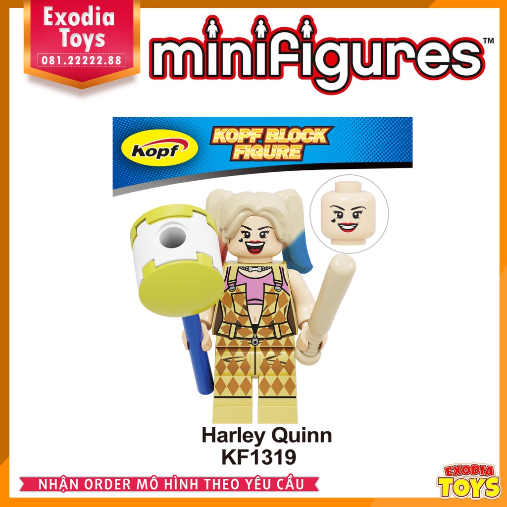 Xếp hình Minifigure DC Comics Birds of Prey: Cuộc lột xác của Harley Quinn - Đồ Chơi Lắp Ghép Sáng Tạo - KF6113
