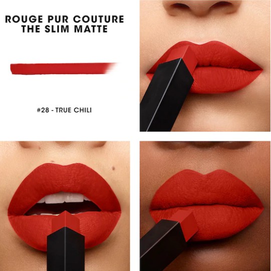 Son thỏi Yves Saint Laurent Rouge Pur Couture The Slim Matte Lipstick Bunny Beauty hàng đủ bill