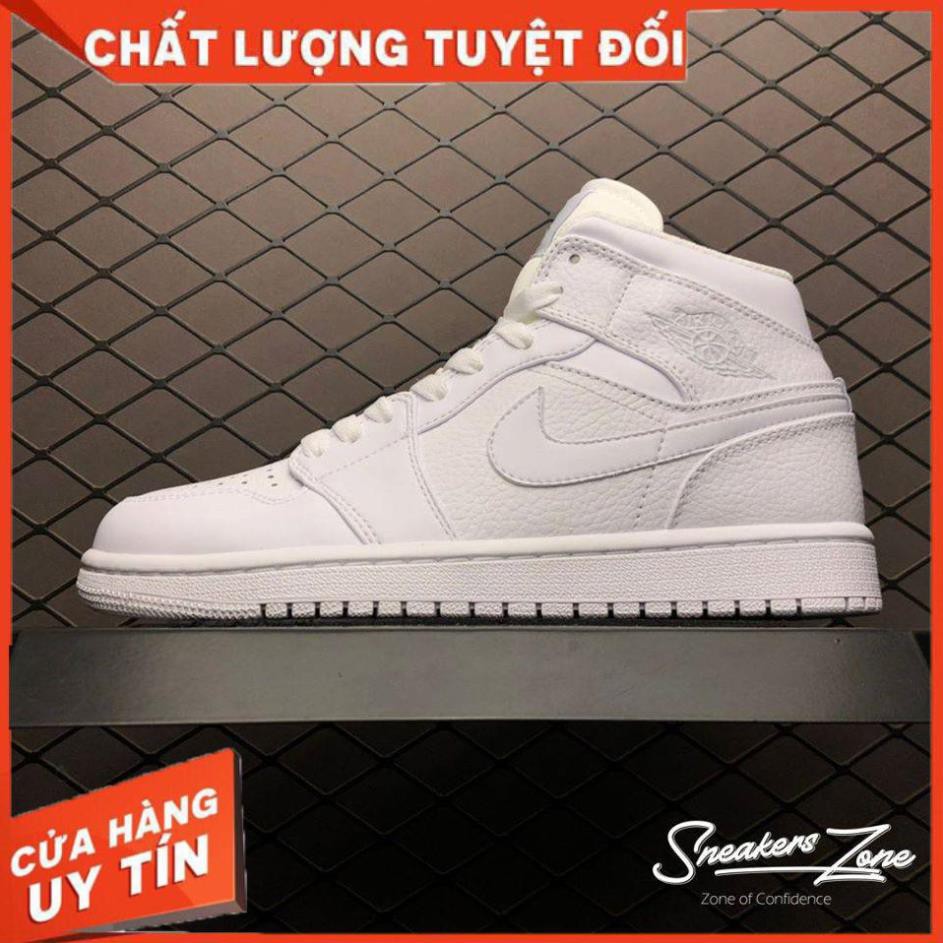 (FREESHIP+HỘP+QUÀ) Giày thể thao AIR JORDAN 1 Retro High Full white full trắng siêu đẹp cho nam và nữ SALE 20 % ` "