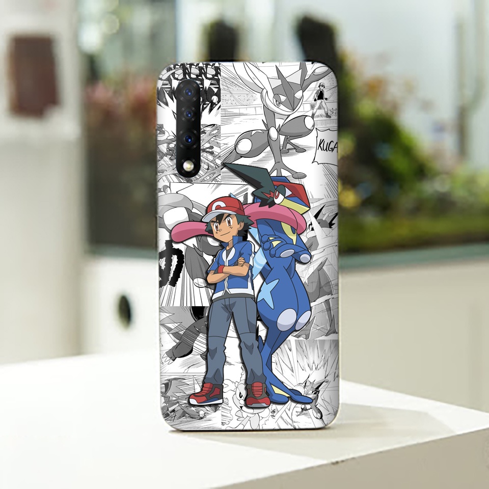 Miếng Dán Skin Điện Thoại In Hình Pokemon Dán Lưng Greninja Cho Iphone 7/ 8/ X/ XS/ 11/ 11 Pro Max Và Dòng Máy Android