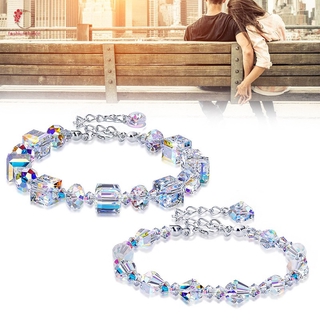 Vòng Tay Chuỗi Hạt Đá Pha Lê Lấp Lánh