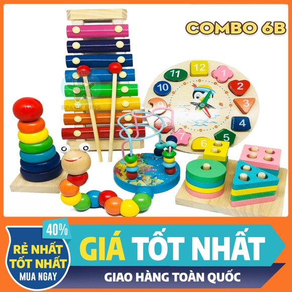 Combo đồ chơi thông minh phát triển tư duy - Cho bé thỏa sức sáng tạo