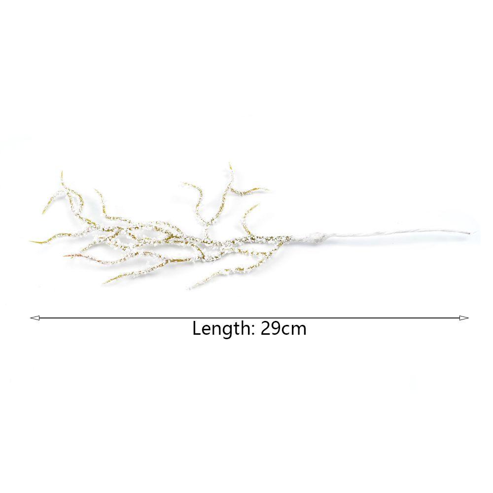 Set 6 Cây Cỏ Trắng Nhân Tạo Dùng Trang Trí Tiệc Cưới / Giáng Sinh DIY