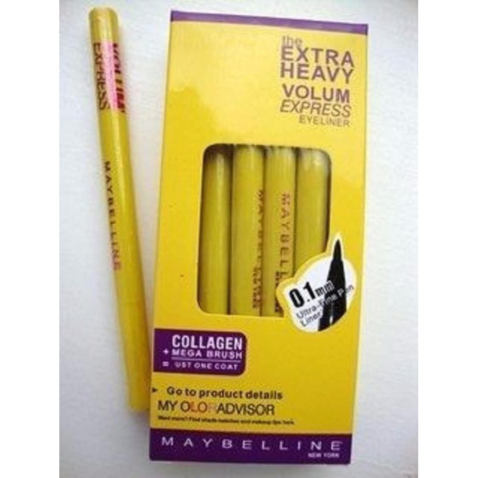 Kẻ Mắt Nước Maybelline New York Collagen + Mega Brush 0.1mm | BigBuy360 - bigbuy360.vn