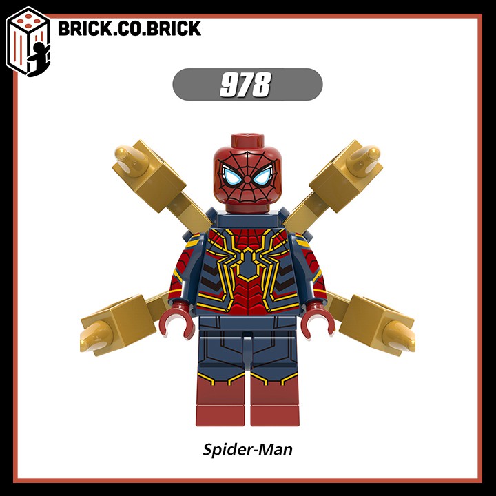 Đồ Chơi Lắp Ráp Avengers Infinity War Mô hình Minifigure Biệt đội báo thù Xếp hình Siêu Anh Hùng Red Skull X0221