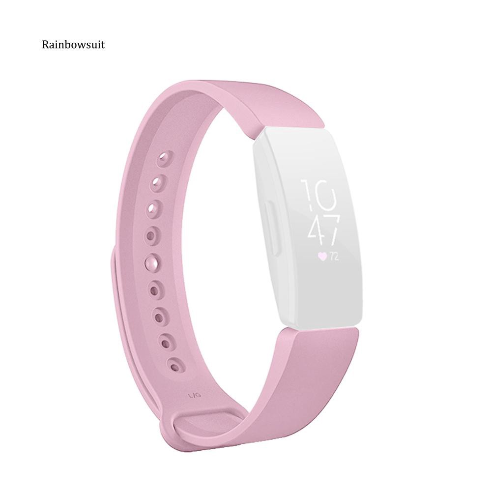 Dây đeo silicon chống nước thay thế cho đồng hồ thông minh Fitbit Inspire HR