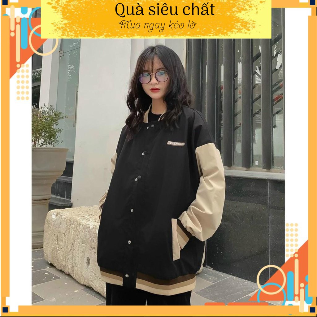 [FreeShip] Áo Khoác Dù Nam Nữ Bomber Bóng Chày Thêu SUMMERSWEATER NV***