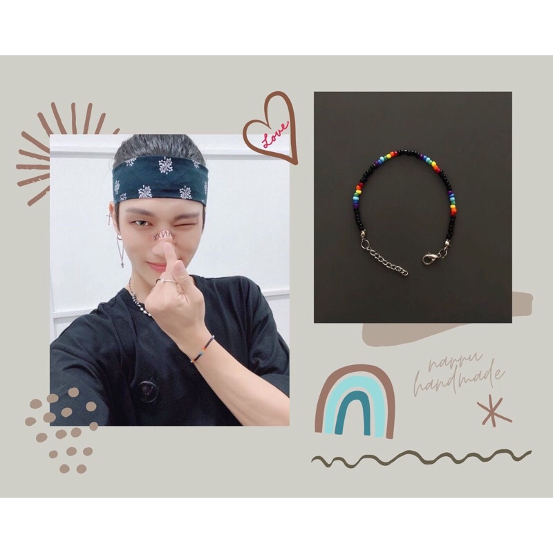 Vòng tay handmade Wooyoung ATEEZ 💕