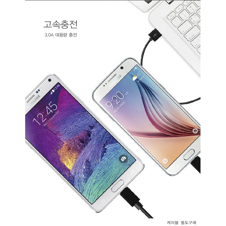 Chân sạc nhanh đôi 3.0A Zingazo Korea DL-928S cho ô tô