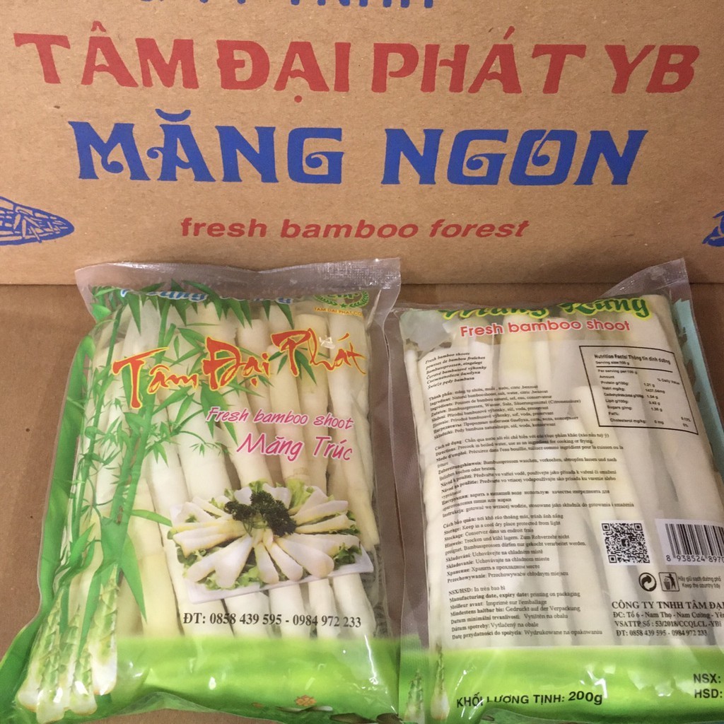 5 gói măng trúc nhỏ Tâm Đại Phát đặc sản Tây Bắc