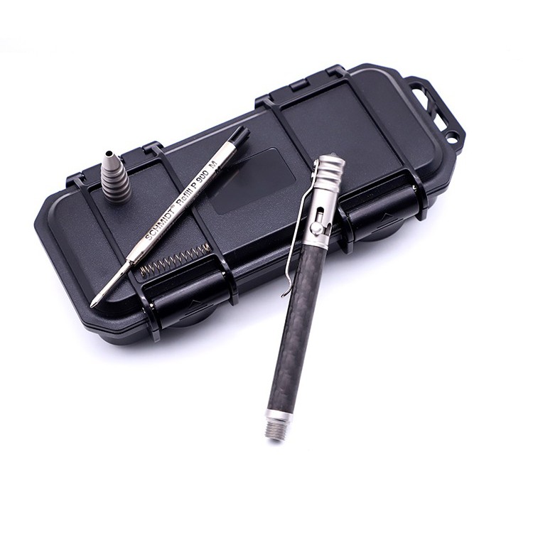 Bút Tactical Titanium - sợi Carbon của Tacray cơ chế bolt-action